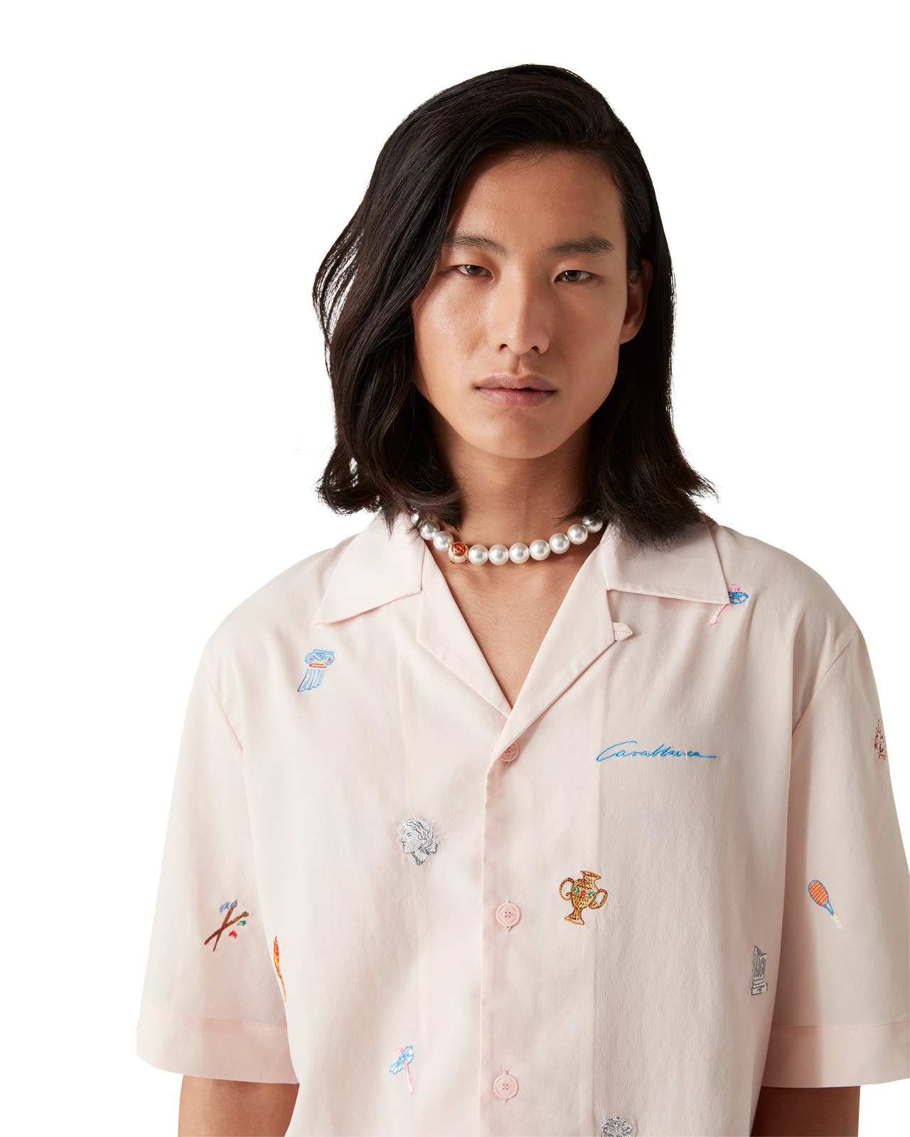 Embroidered Motif Shirt | Casablanca Paris - 5