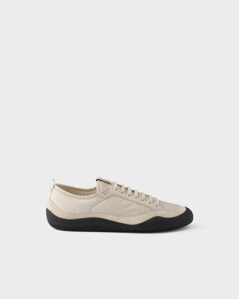 Prada Speedrock Re-Nylon and suede sneakers outlook