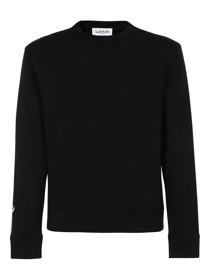crew-neck photographic-print sweatshirt - 1