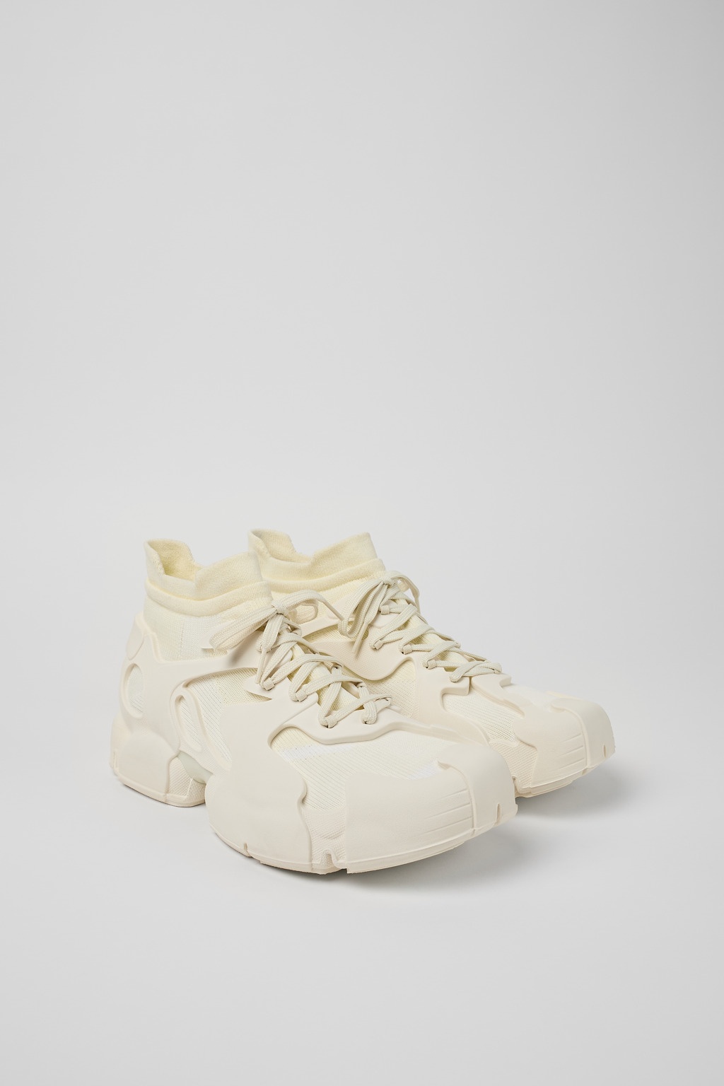 White Caged Sneakers - 2