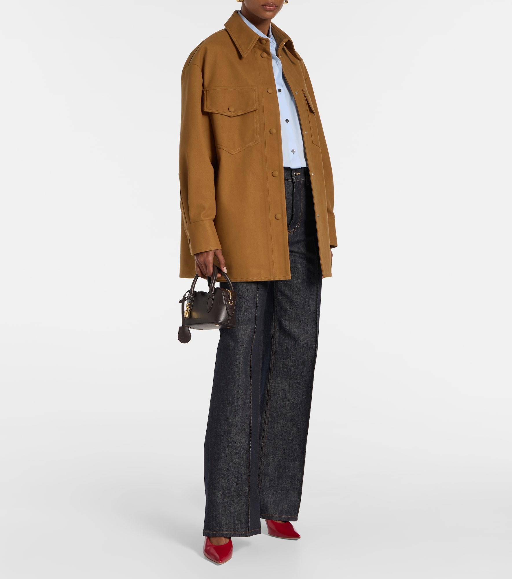 Faux suede overshirt - 2