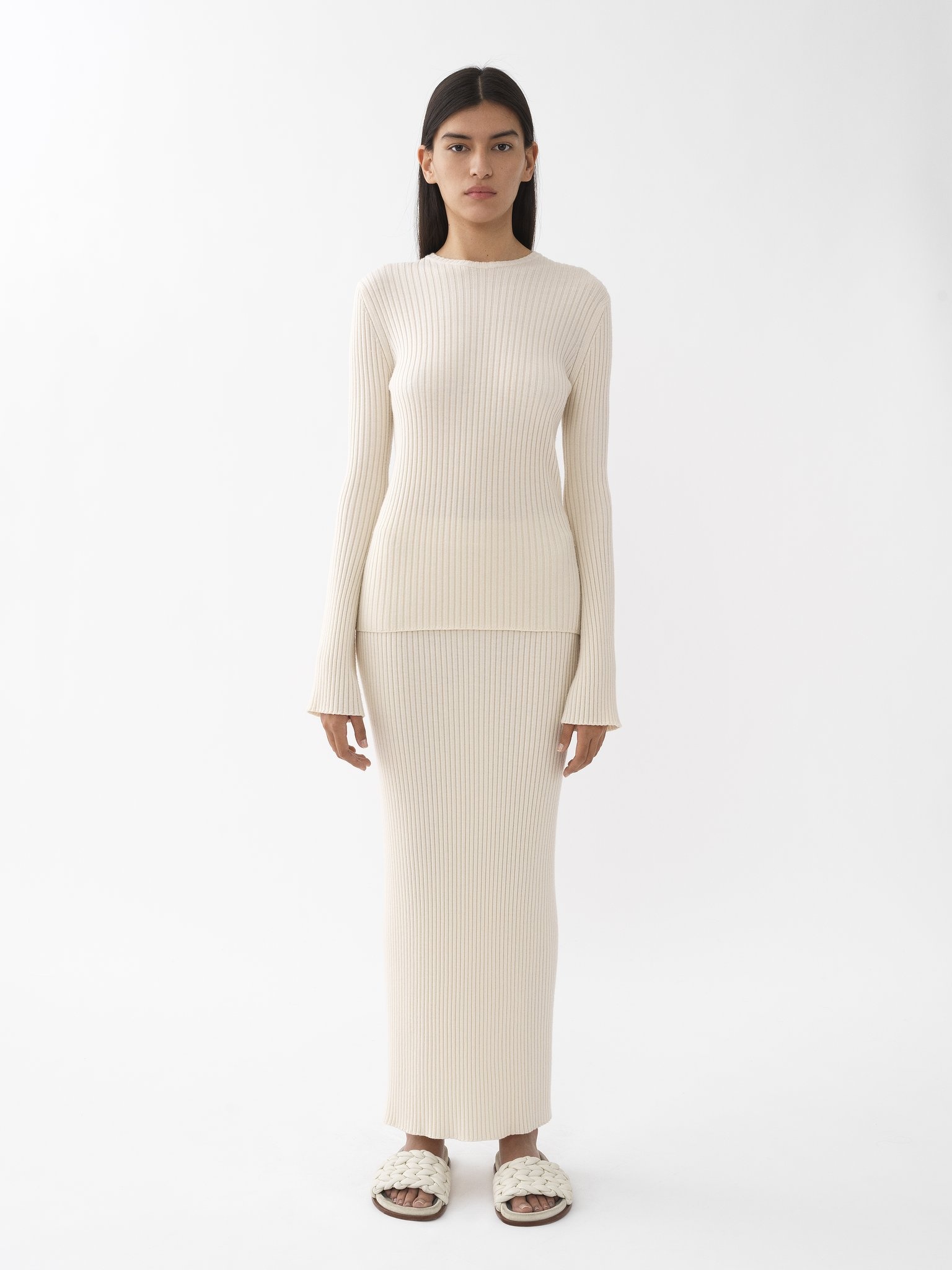 FITTED RIBBED SWEATER - 3