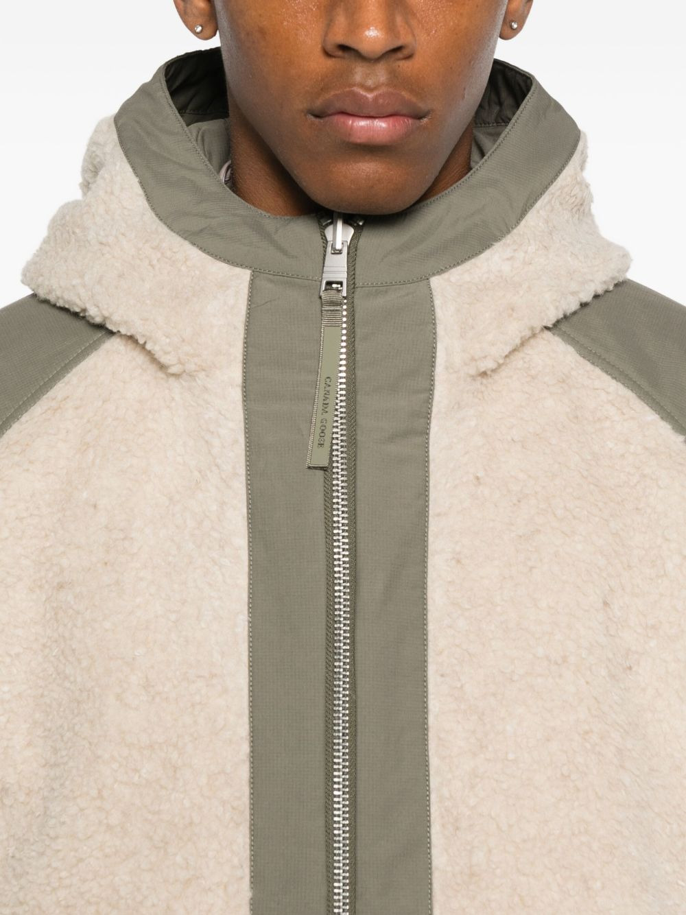 hooded fleece jacket - 5