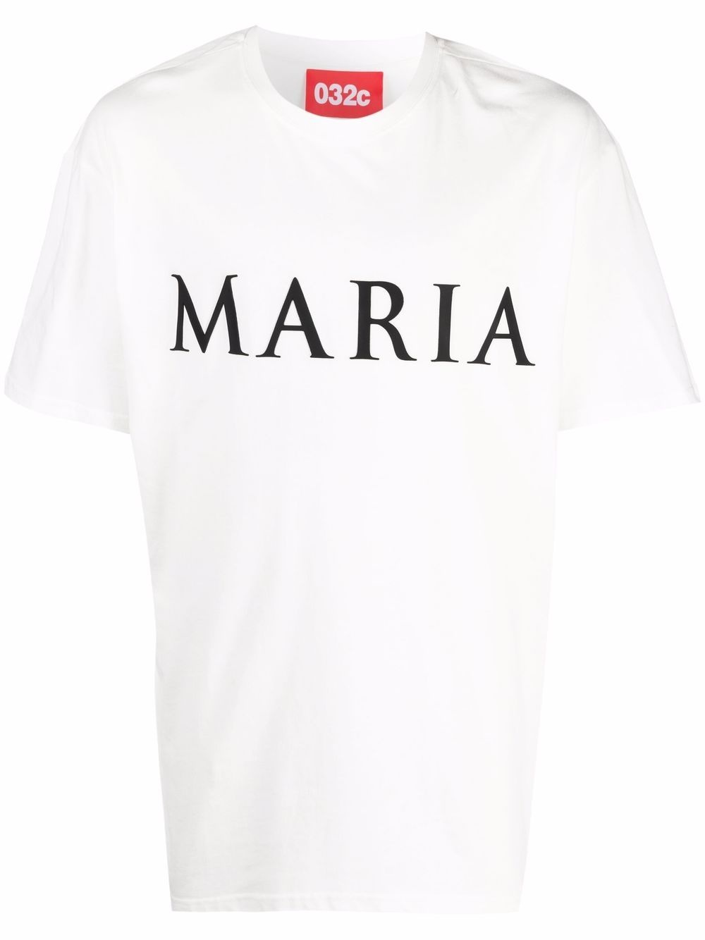 Maria slogan-print organic cotton T-shirt - 1