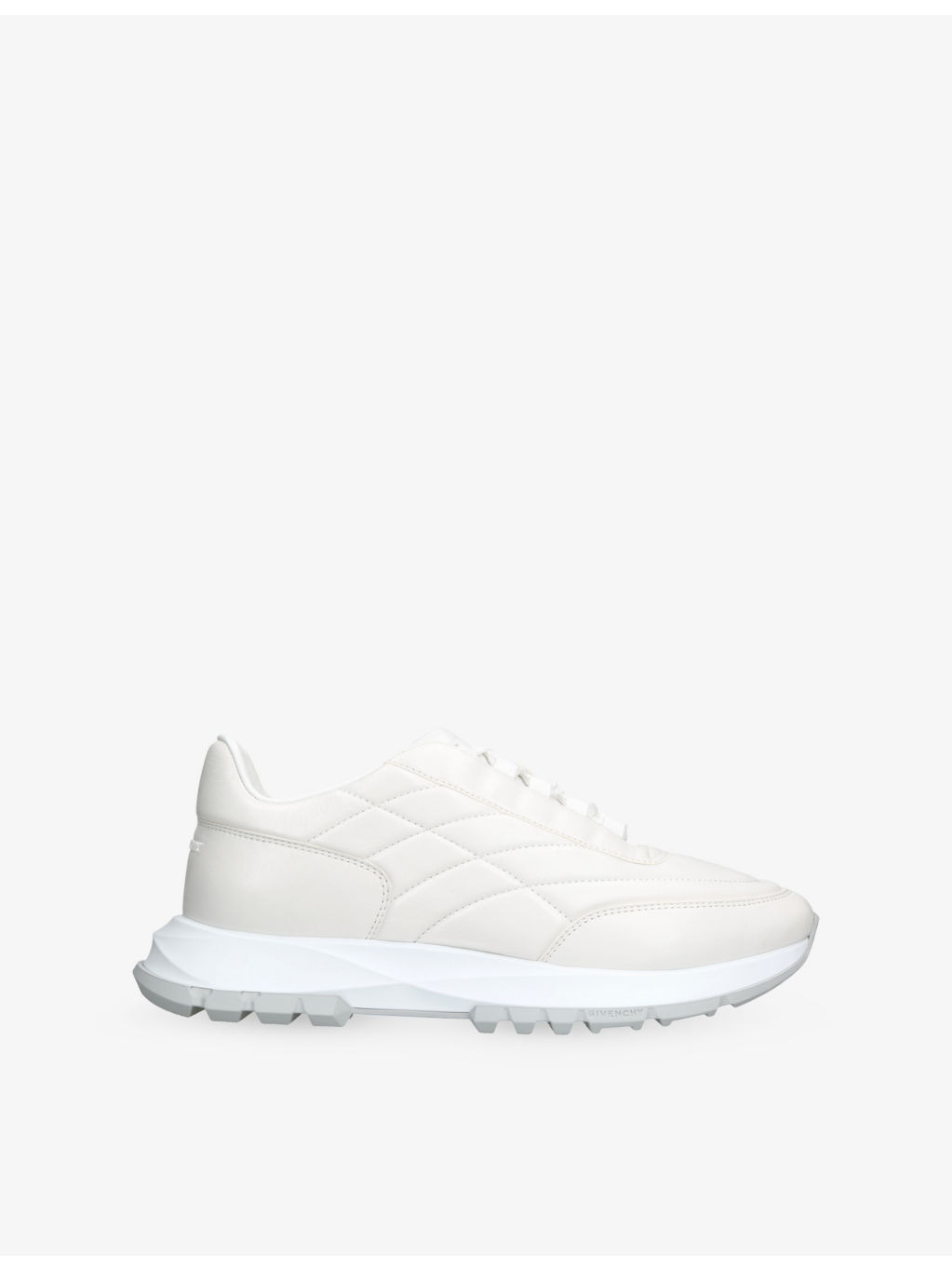 Padded Leather Trainers - 1