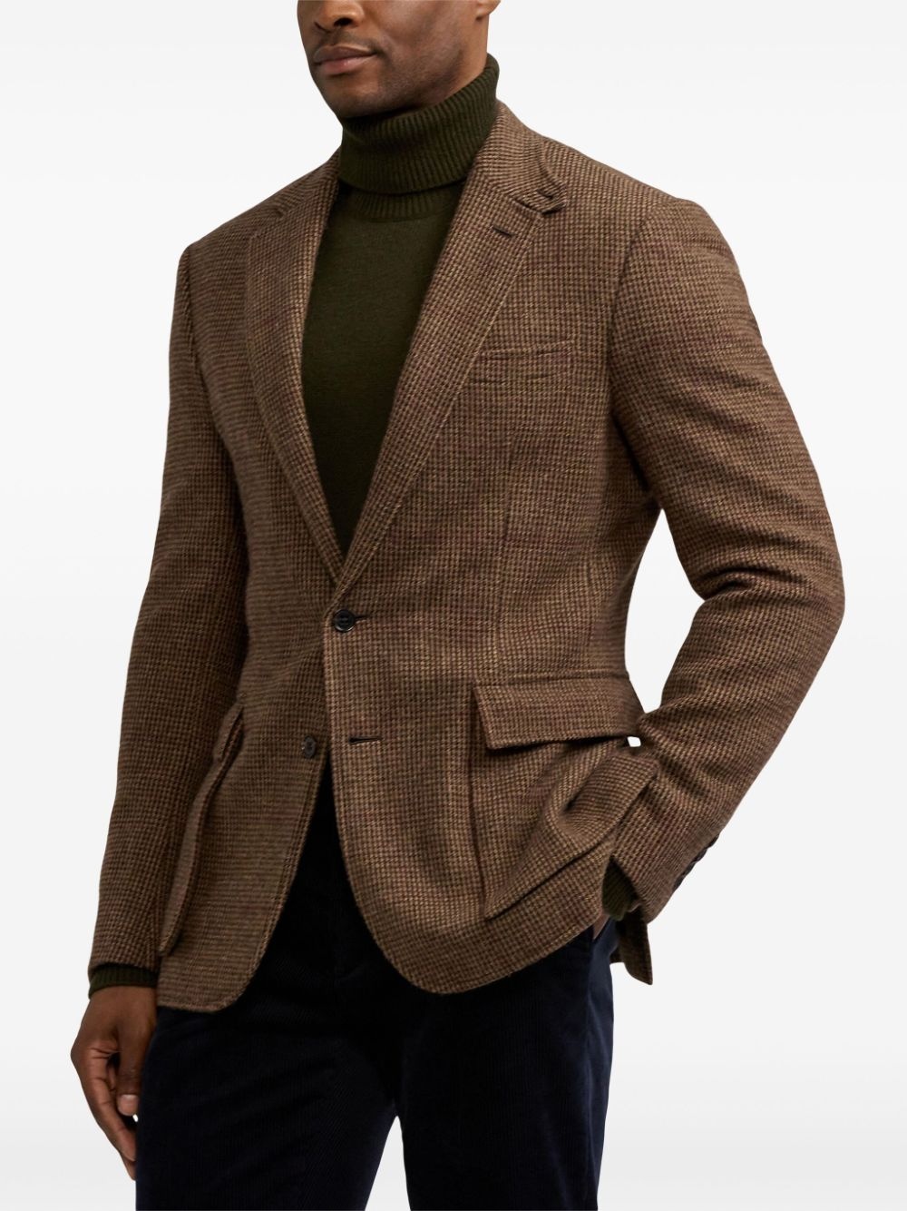 checked blazer - 5