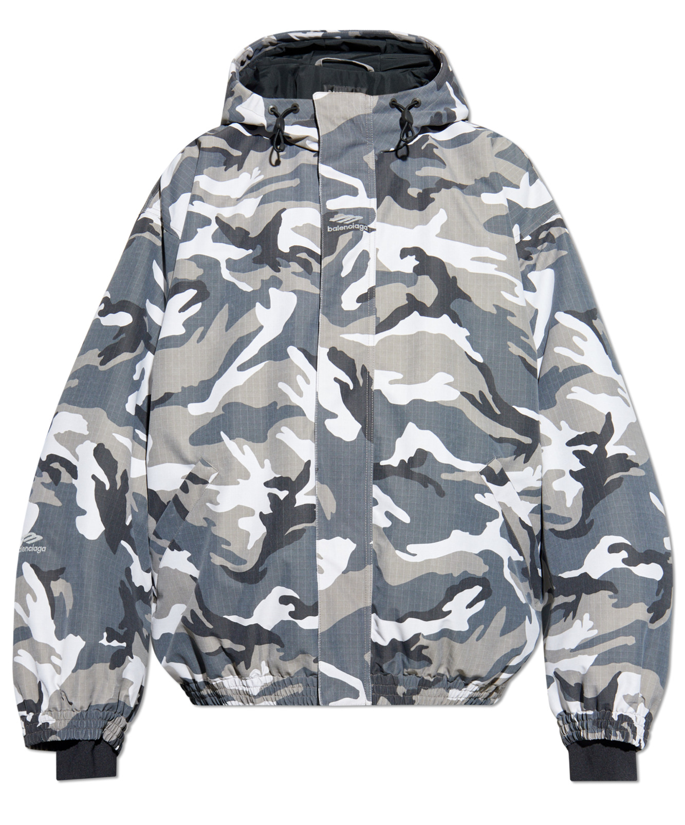 CAMOUFLAGE HOODED JACKET - 1
