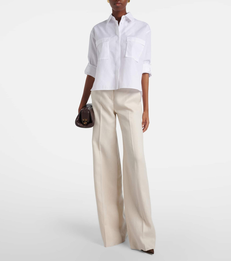 Max Mara Tenue cotton poplin shirt outlook