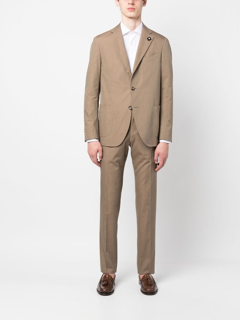 LARDINI single-breasted two-piece suit outlook