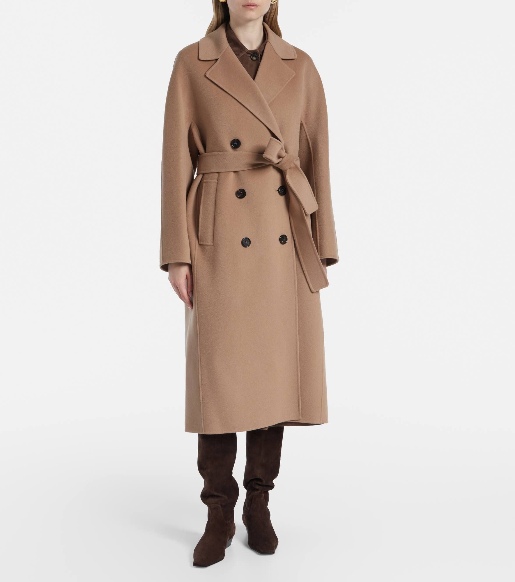 Paul double-breasted virgin wool coat - 6
