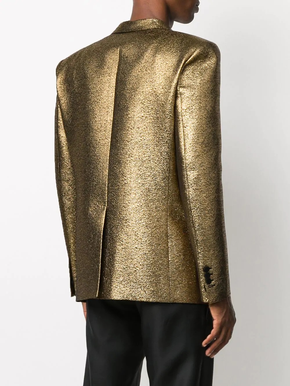 metallic sheen blazer - 4