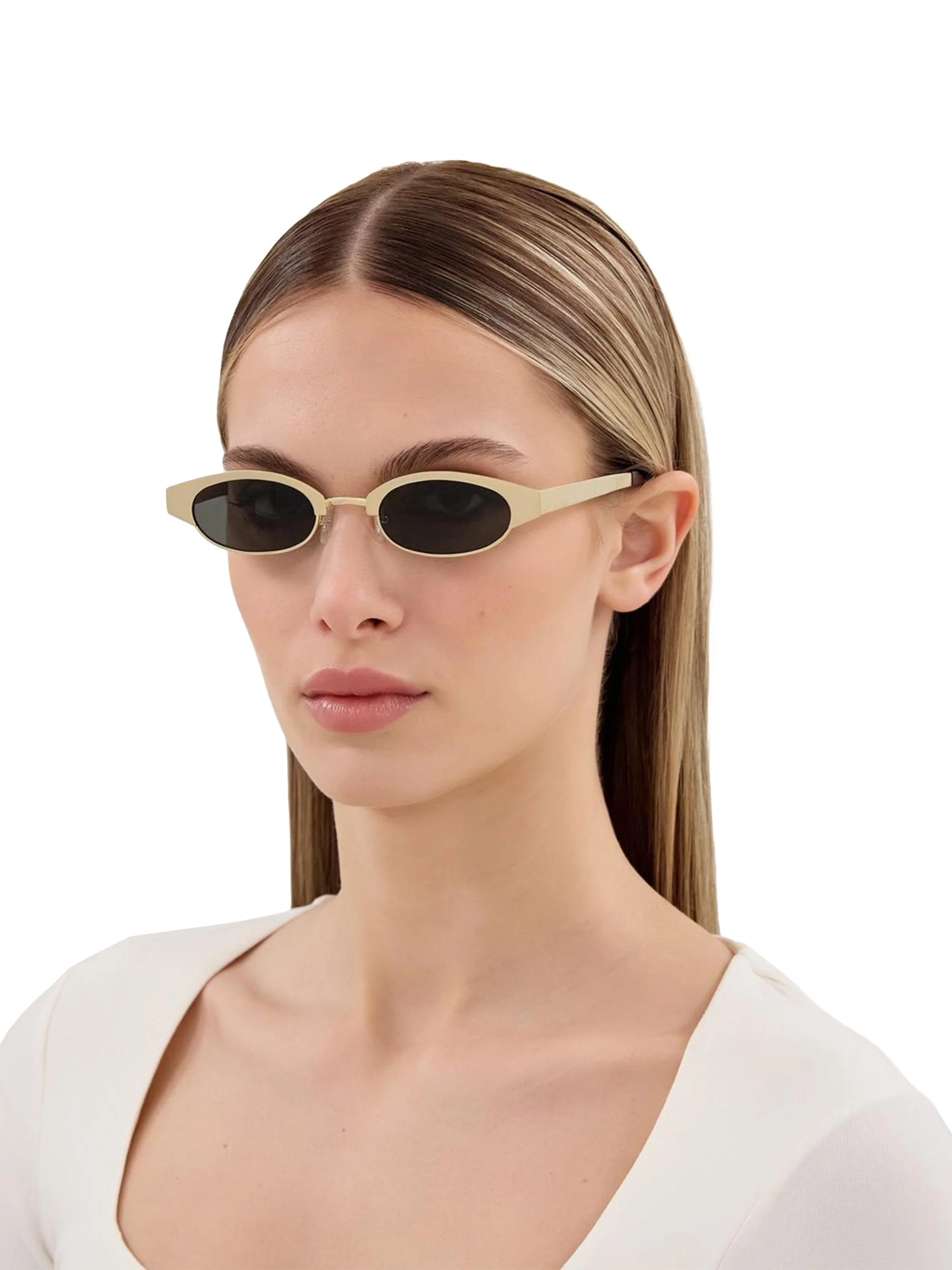 Men's Ellipse 48MM Oval Sunglasses - Gold Black - 1