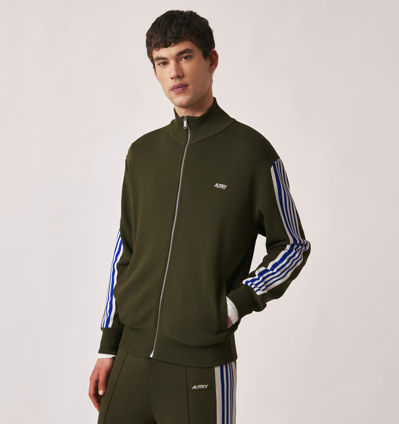 AUTRY KNITTED TENNIS VISCOSE ZIP JACKET MAN outlook