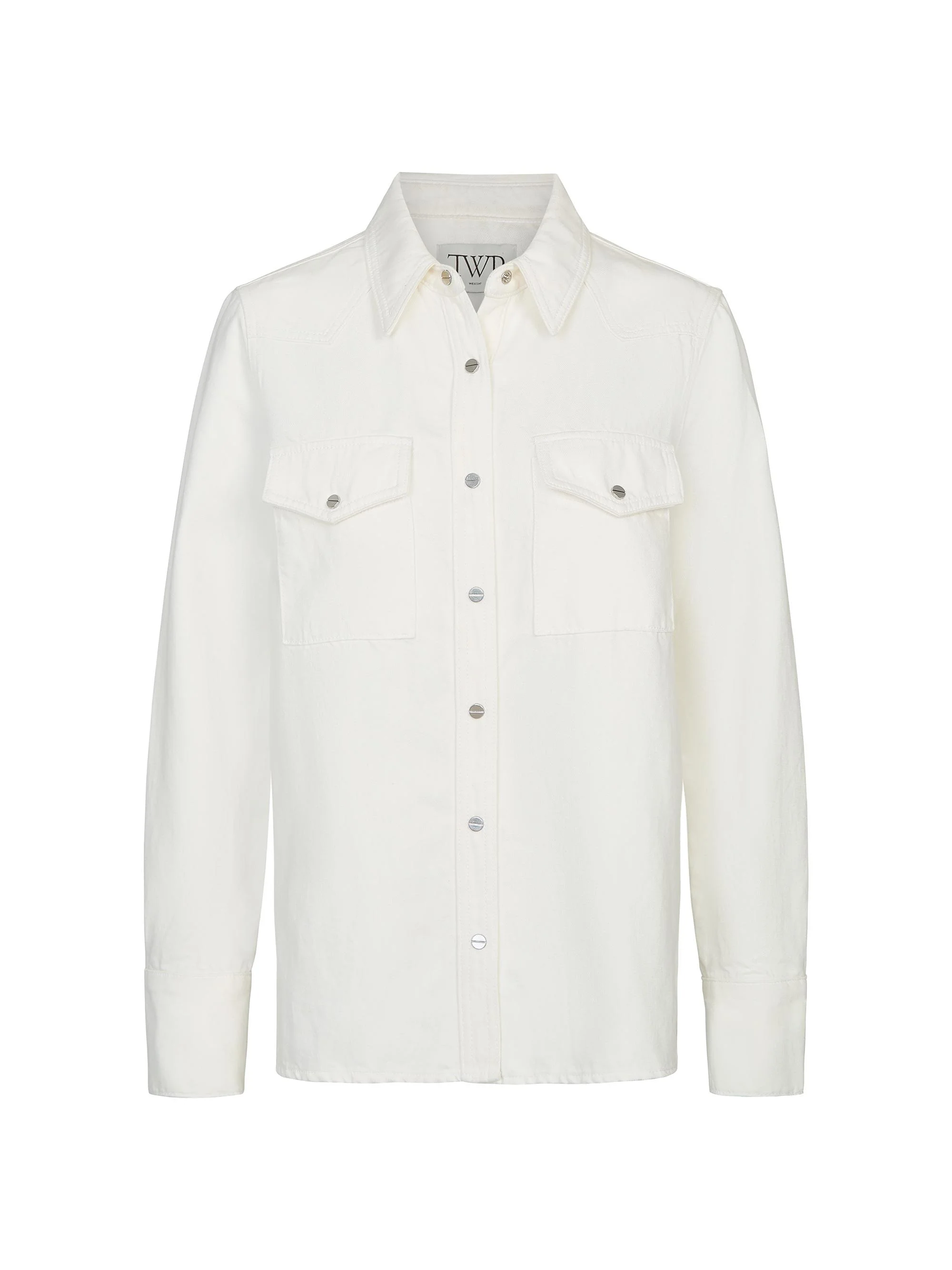 Women's Ranchers Daughter Denim Shirt - White - 1