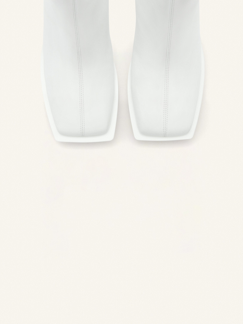 STREAM ZIPPED LEATHER ANKLE BOOTS 4