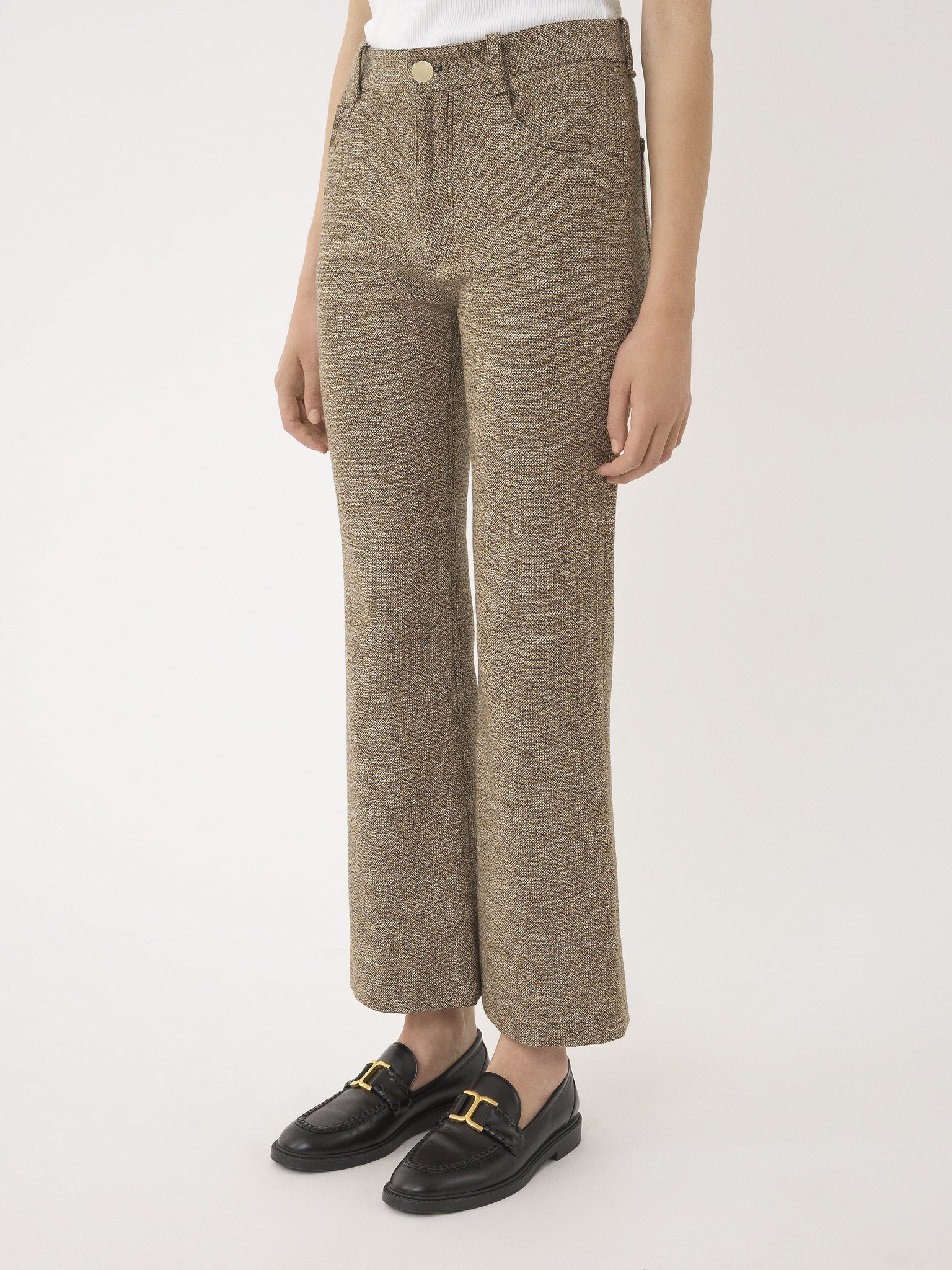 CROPPED BOOTCUT PANTS WITH MARCIE SIGNATURE - 4