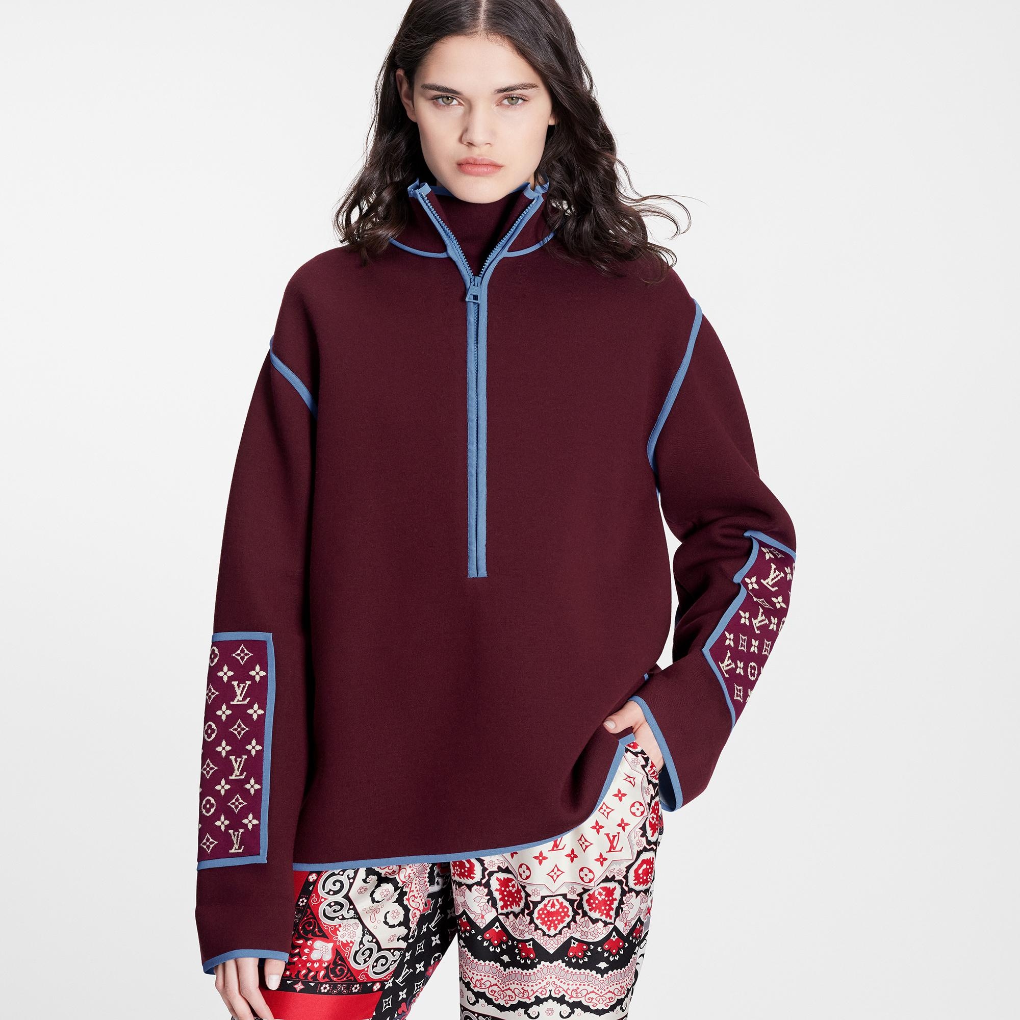 Graphic Trim Pullover - 5