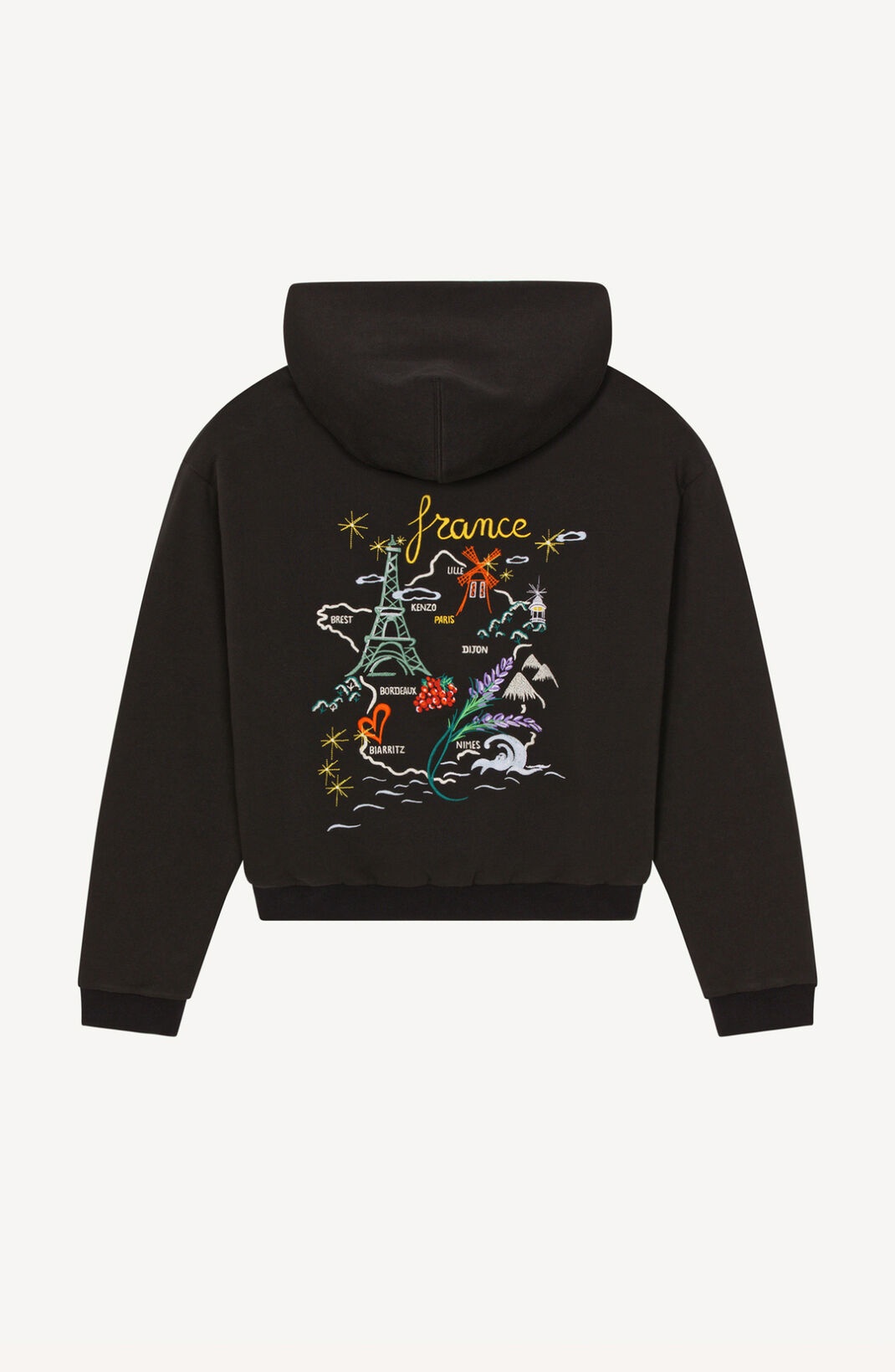 'France-Japan' reversible hooded sweatshirt - 2