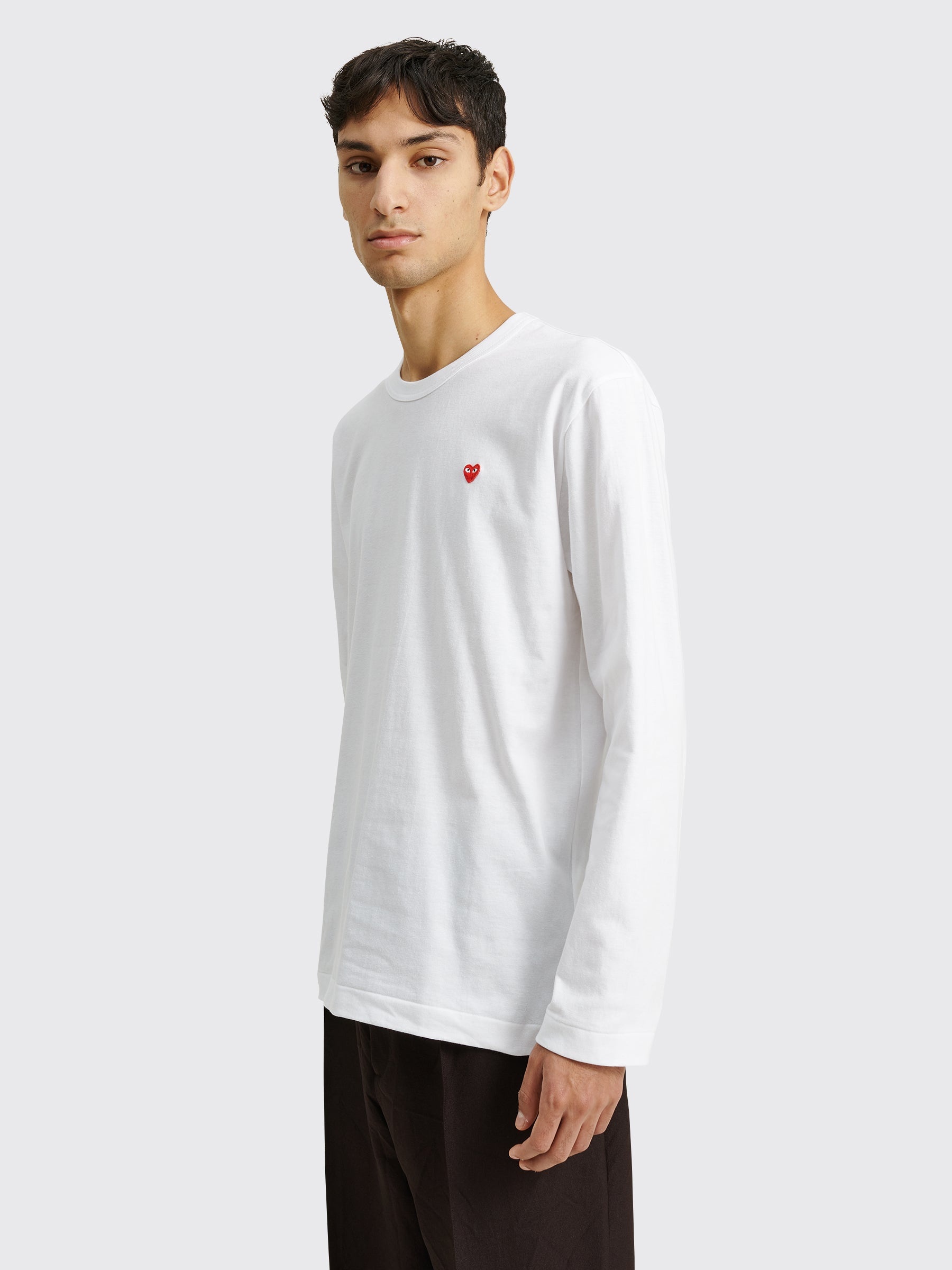 Comme Des Garçons COMME DES GARÇONS PLAY MINI HEART LS T