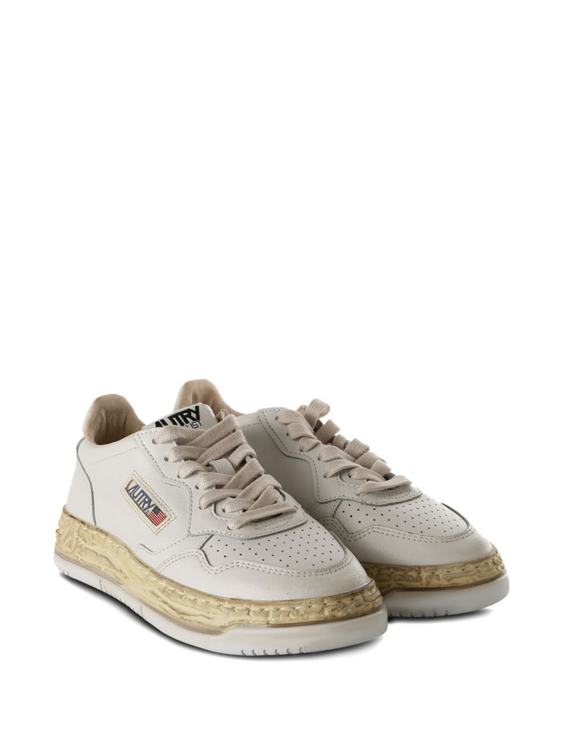 Maison MIHARAYASUHIRO x Autry leather peforated sneakers outlook