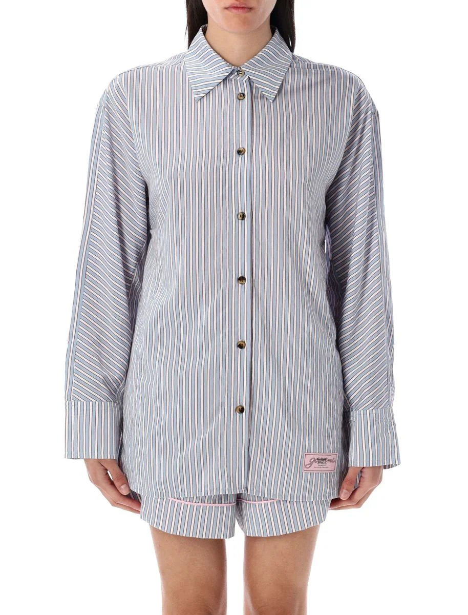Ganni Candy Striped Shirt - 1