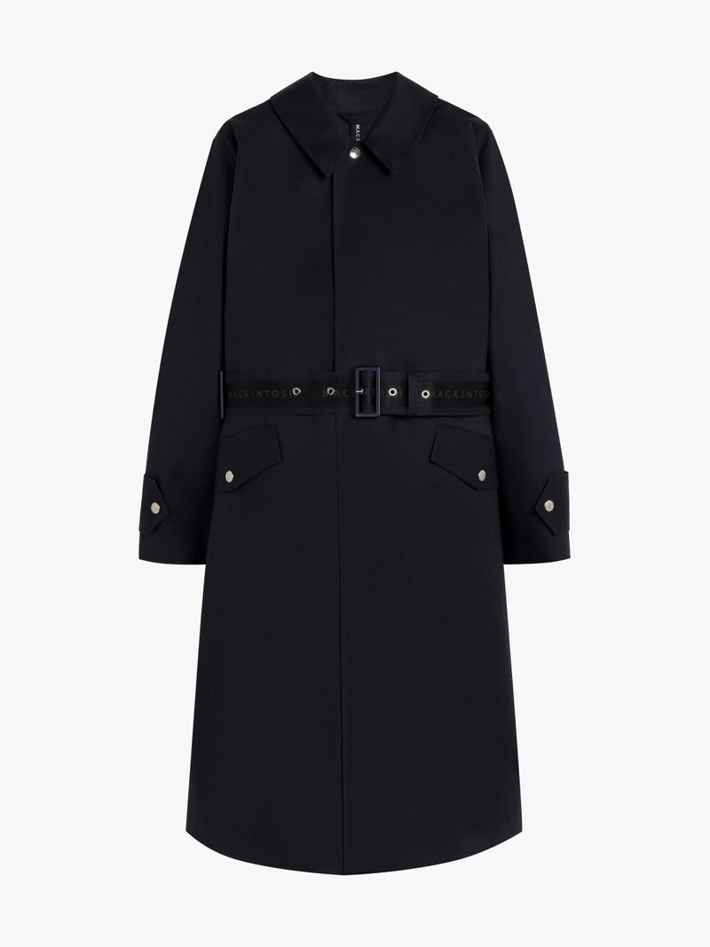 OBAN NAVY BONDED COTTON PARKA 1
