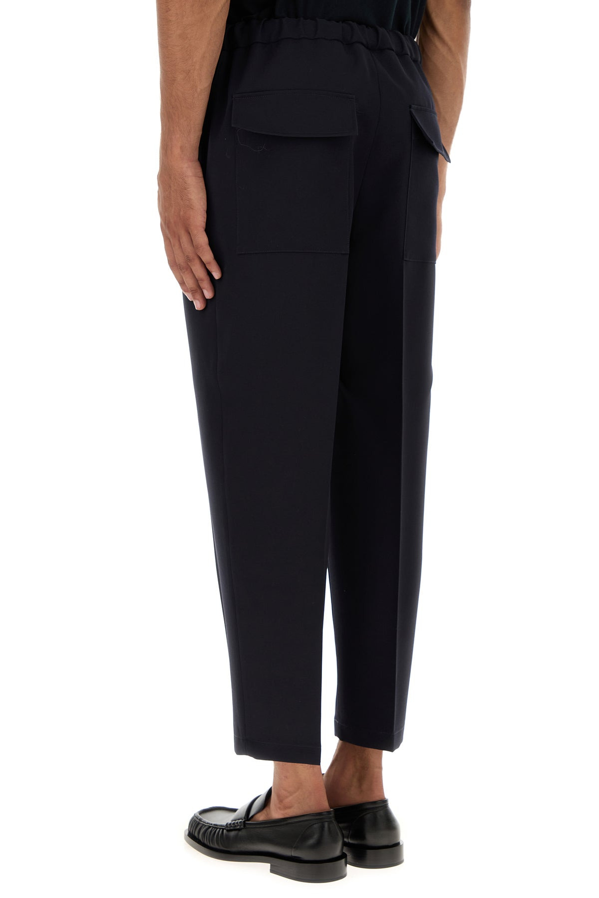 Midnight blue wool pant - 4
