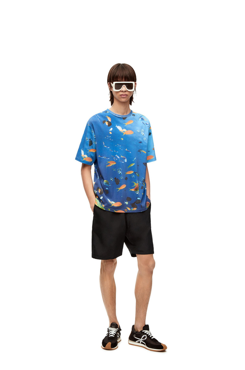 Loewe Drawstring shorts in silk and polyamide outlook