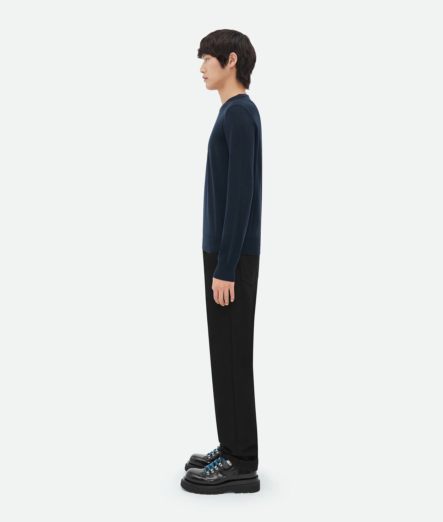 "bv" embroidery wool jumper - 2