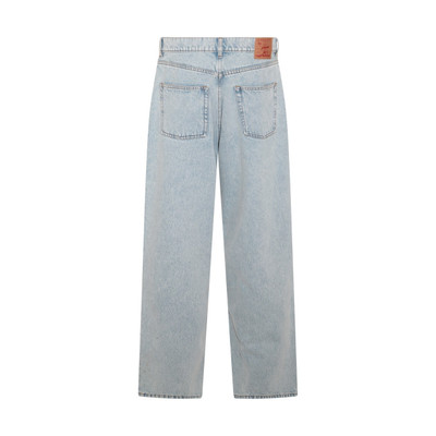 Y/Project light blue cotton denim jeans outlook