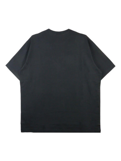 Yohji Yamamoto graphic-print cotton T-shirt outlook