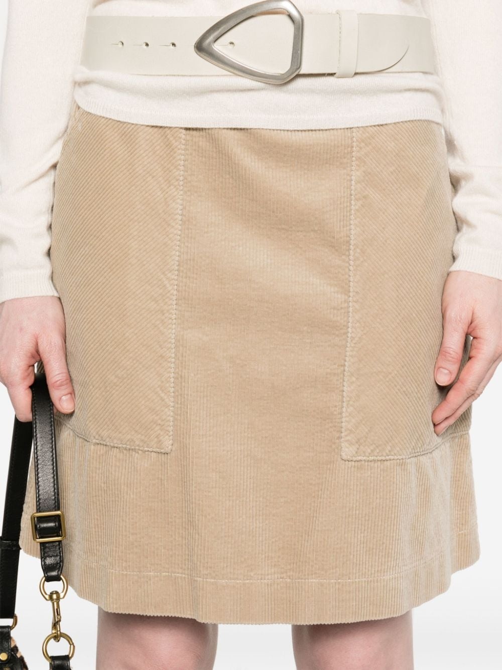 corduroy mini skirt - 5