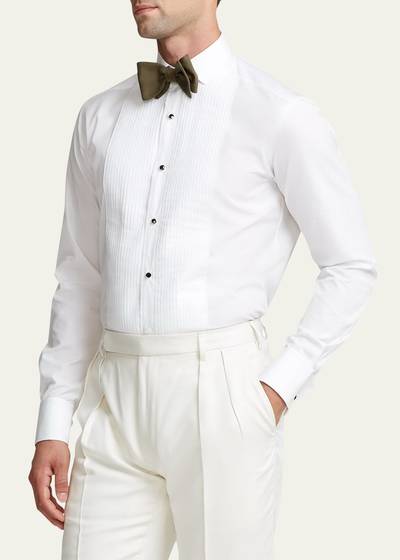 Ralph Lauren Men's Dexter Pleated-Bib Tuxedo Shirt outlook