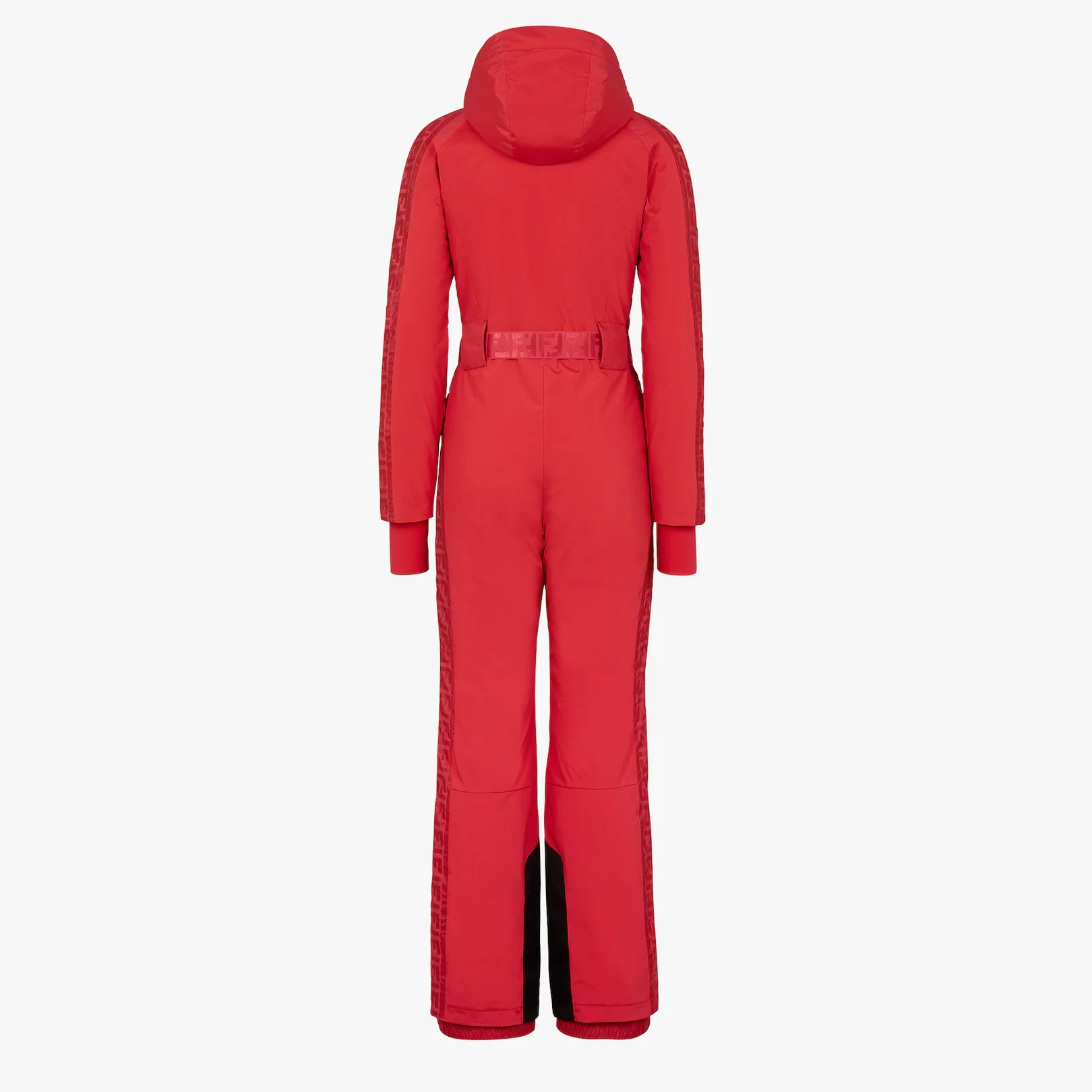 Red nylon ski suit - 2