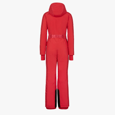 FENDI Red nylon ski suit outlook