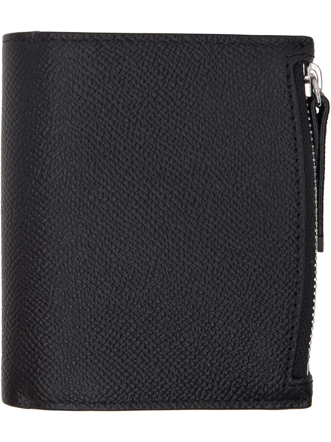 Black Four Stitches Wallet - 1