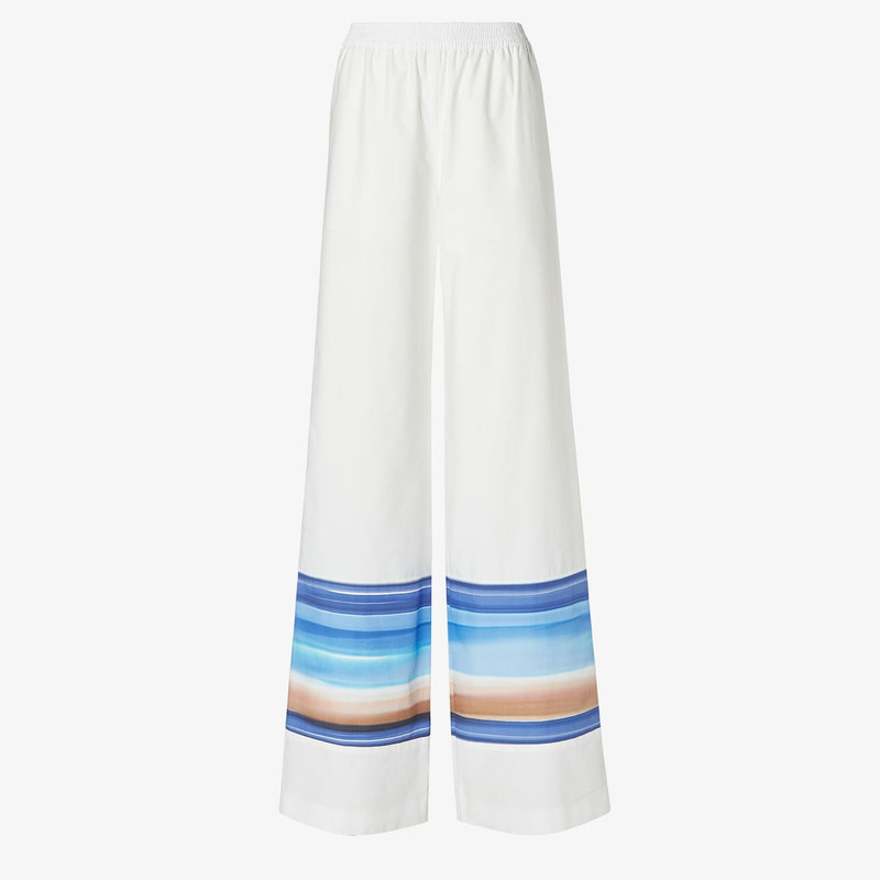 Pants White poplin pants 1