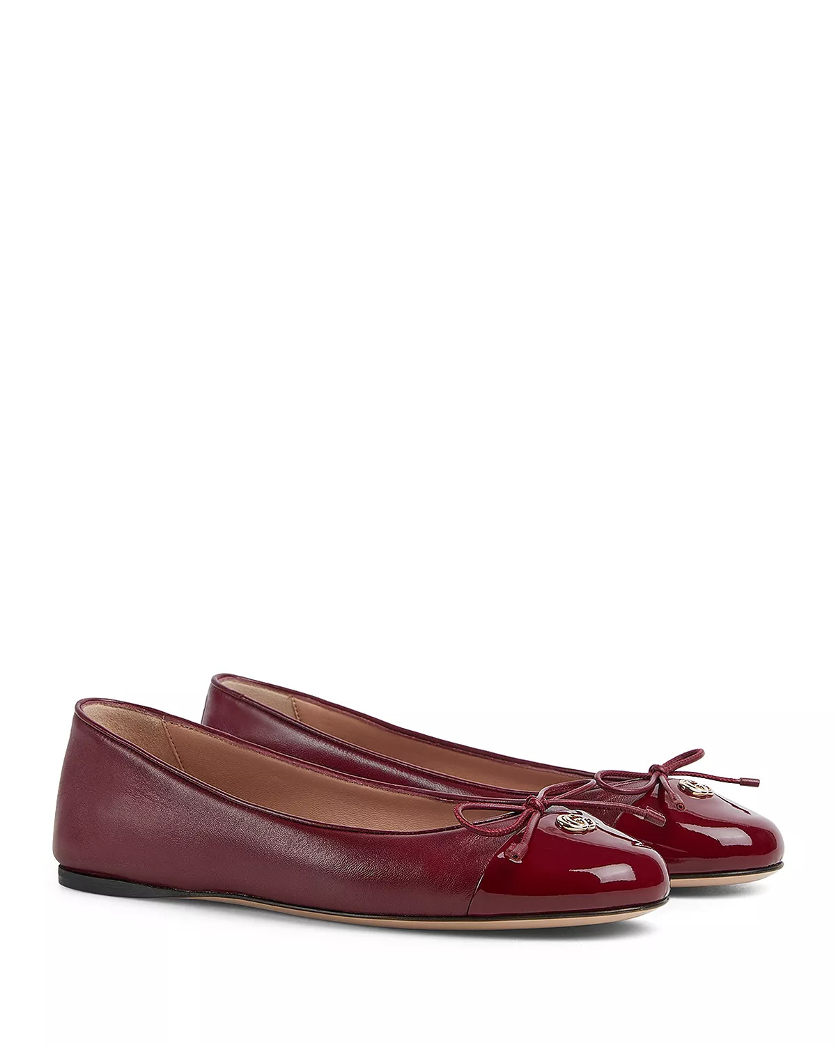 Women's New Marmont GG Leather Ballet Flats - 4