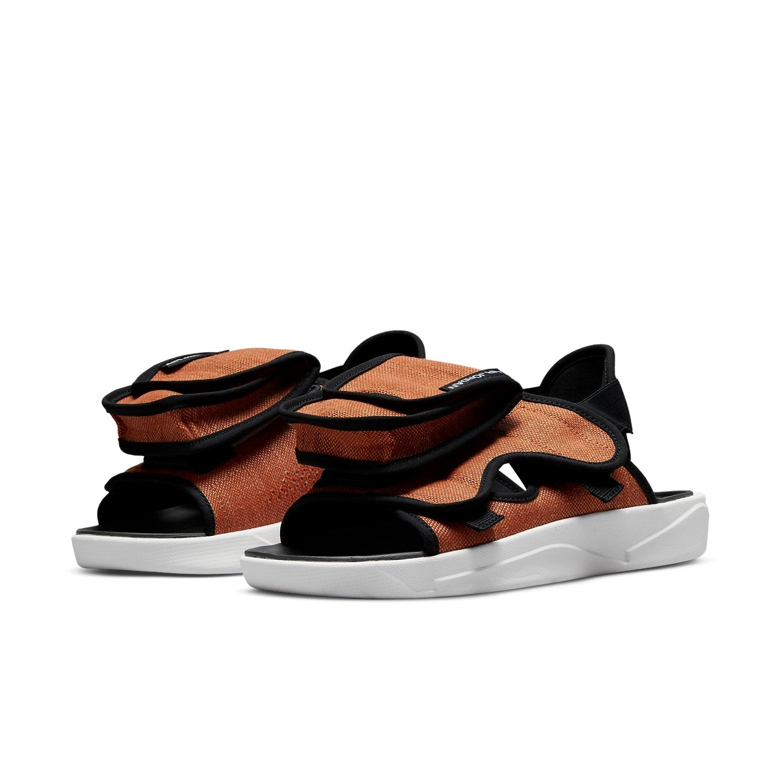 Air Jordan LS Slide Sports Orange Sandals 'Rust Orange Peak White University Red' CZ0791-801 - 3