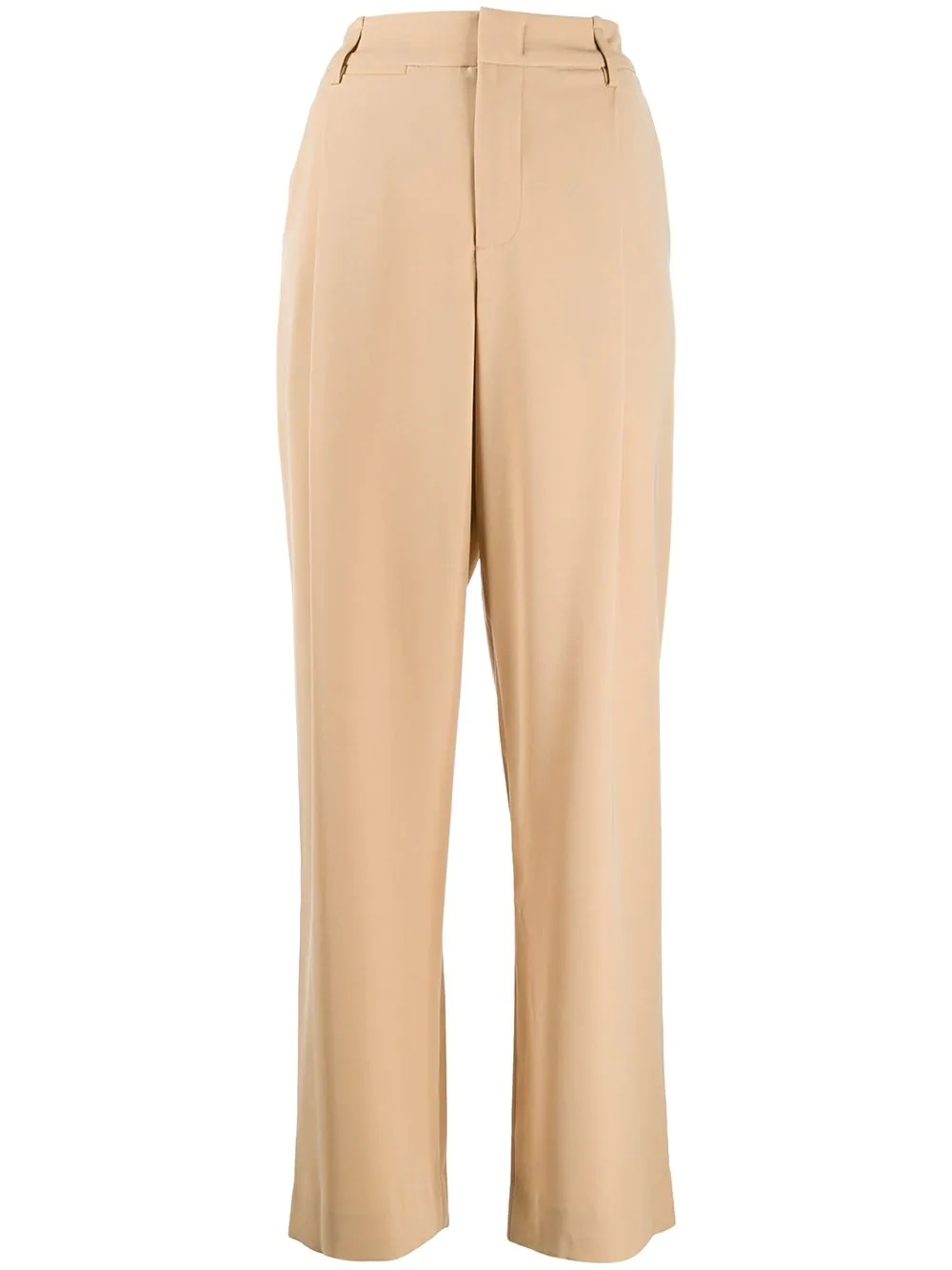 high-rise tailored trousers - 1