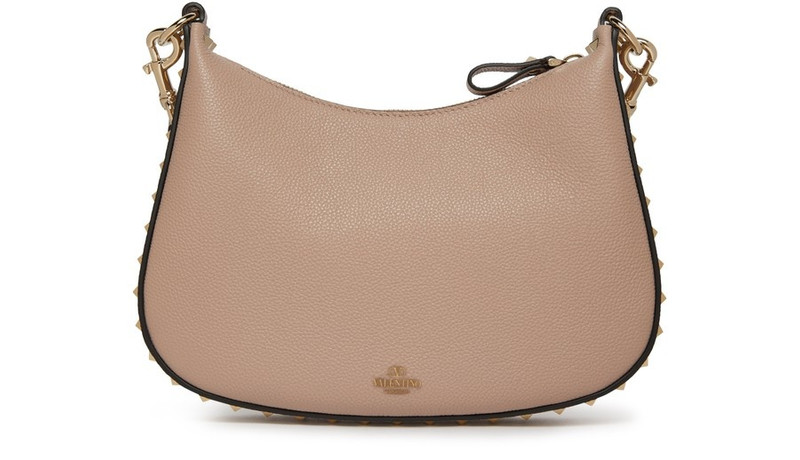 Rockstud small zippered hobo bag 1