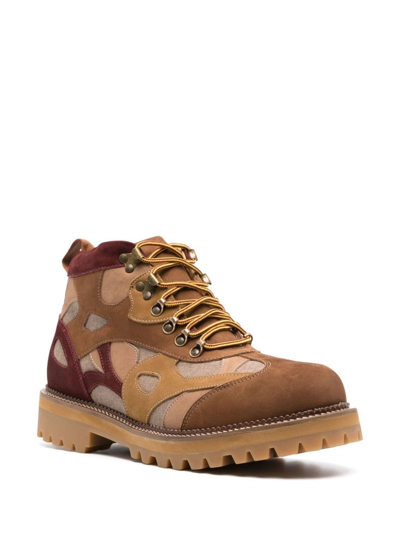 KidSuper panelled-design leather boots outlook