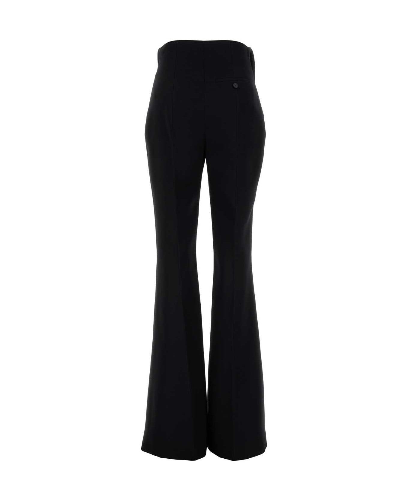 Black Wool Pant - 2