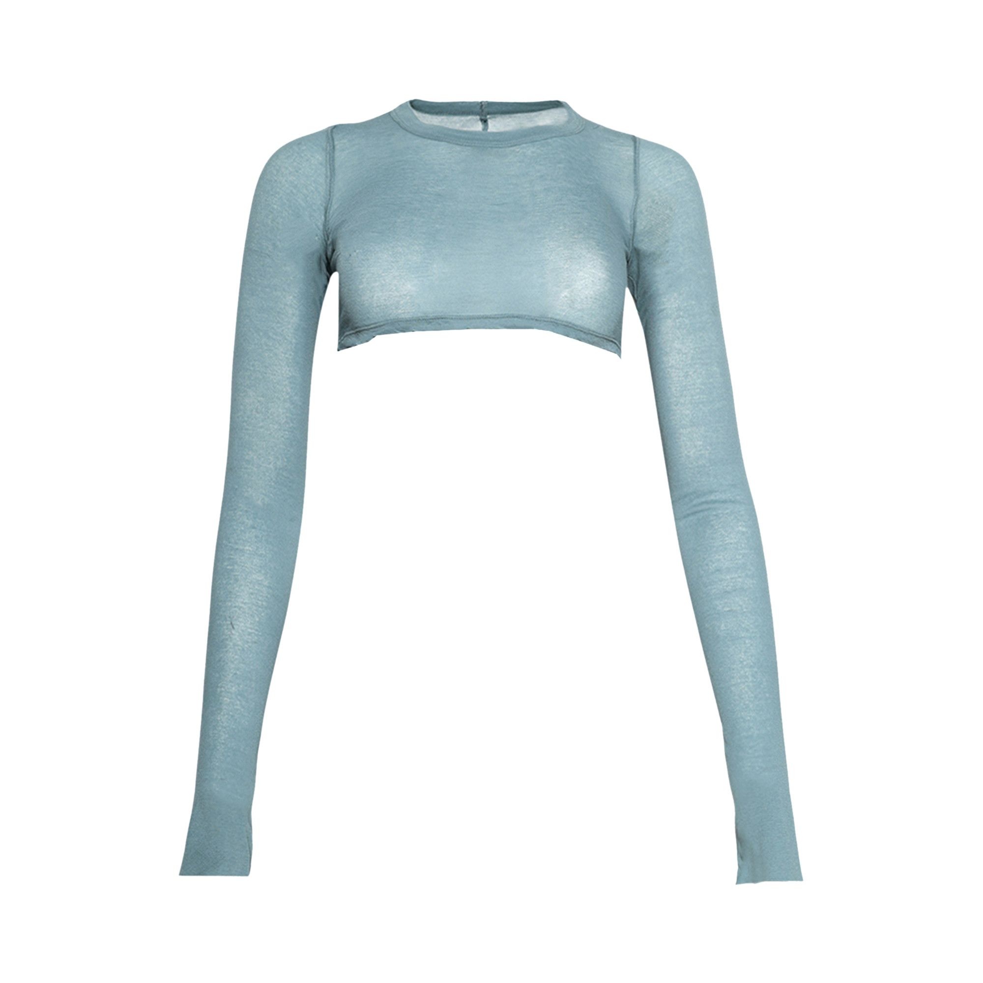 Rick Owens Long-Sleeve Crop T-Shirt 'Mouthwash' - 1