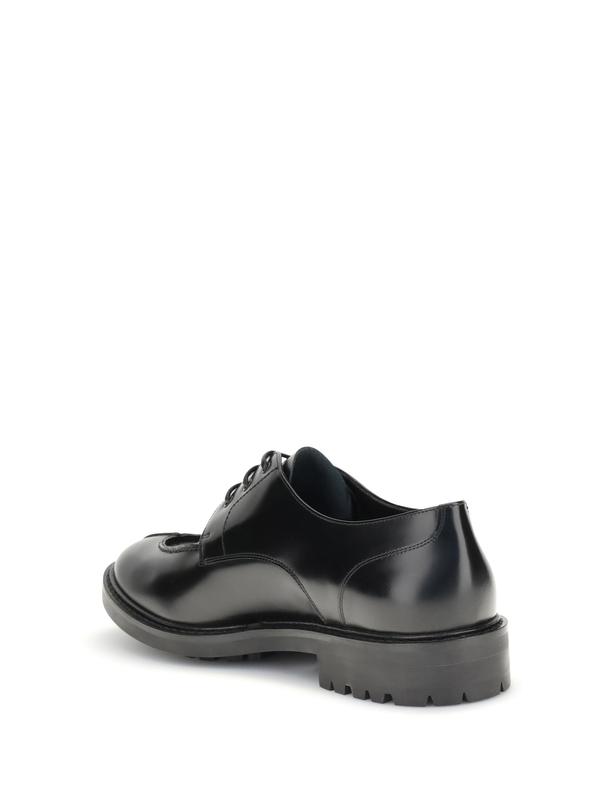 Saint Laurent Men Leather Lace-Ups - 3