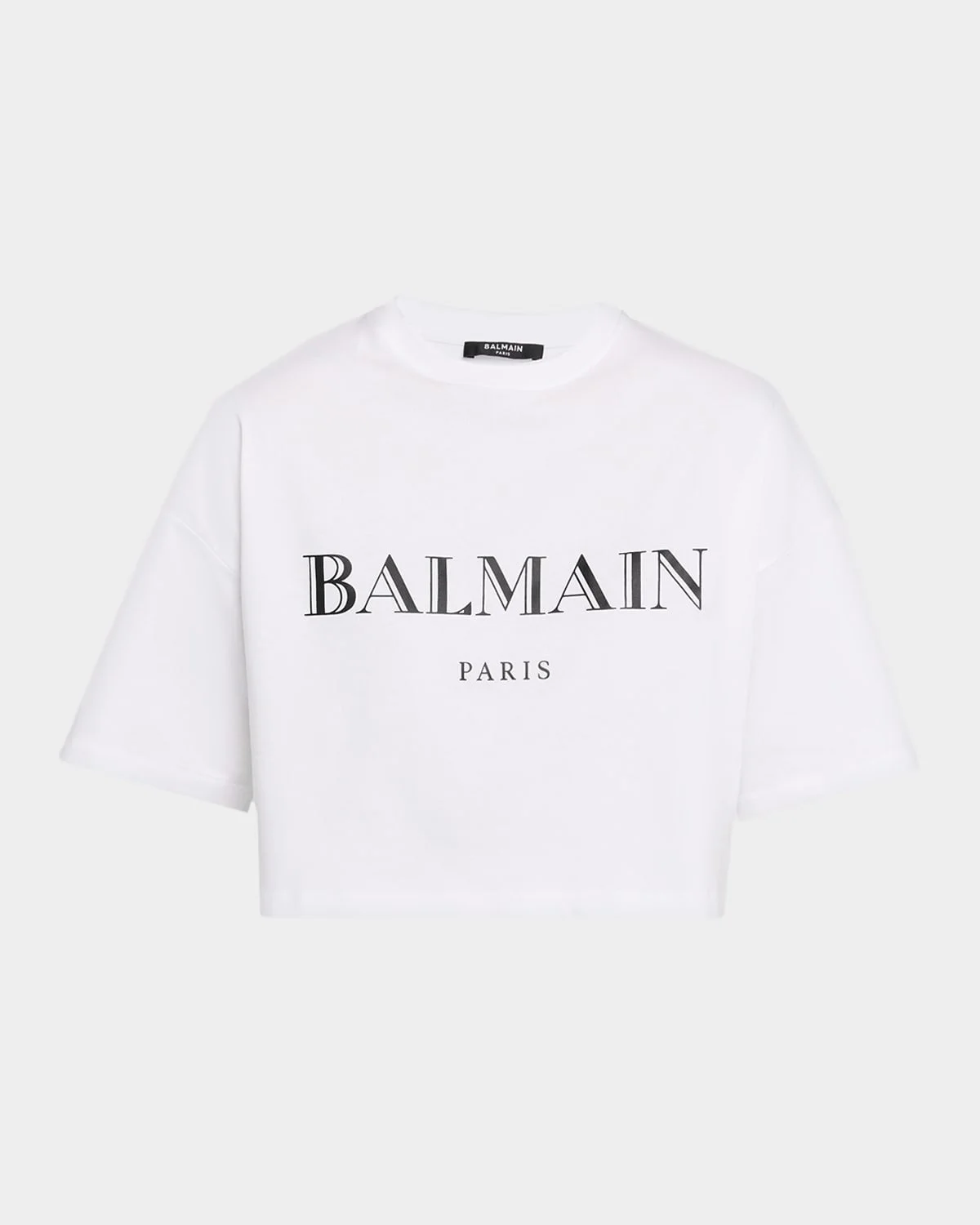 Logo Short-Sleeve Bulky Crop T-Shirt - 1