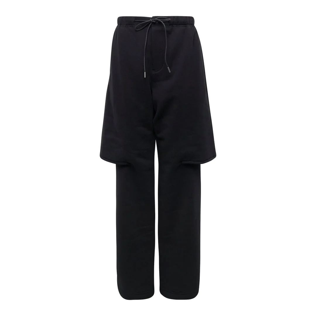 Cotton Jersey Layered Sweatpants - 1