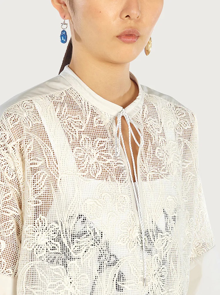 CORDONETTO LACE DRESS - 5