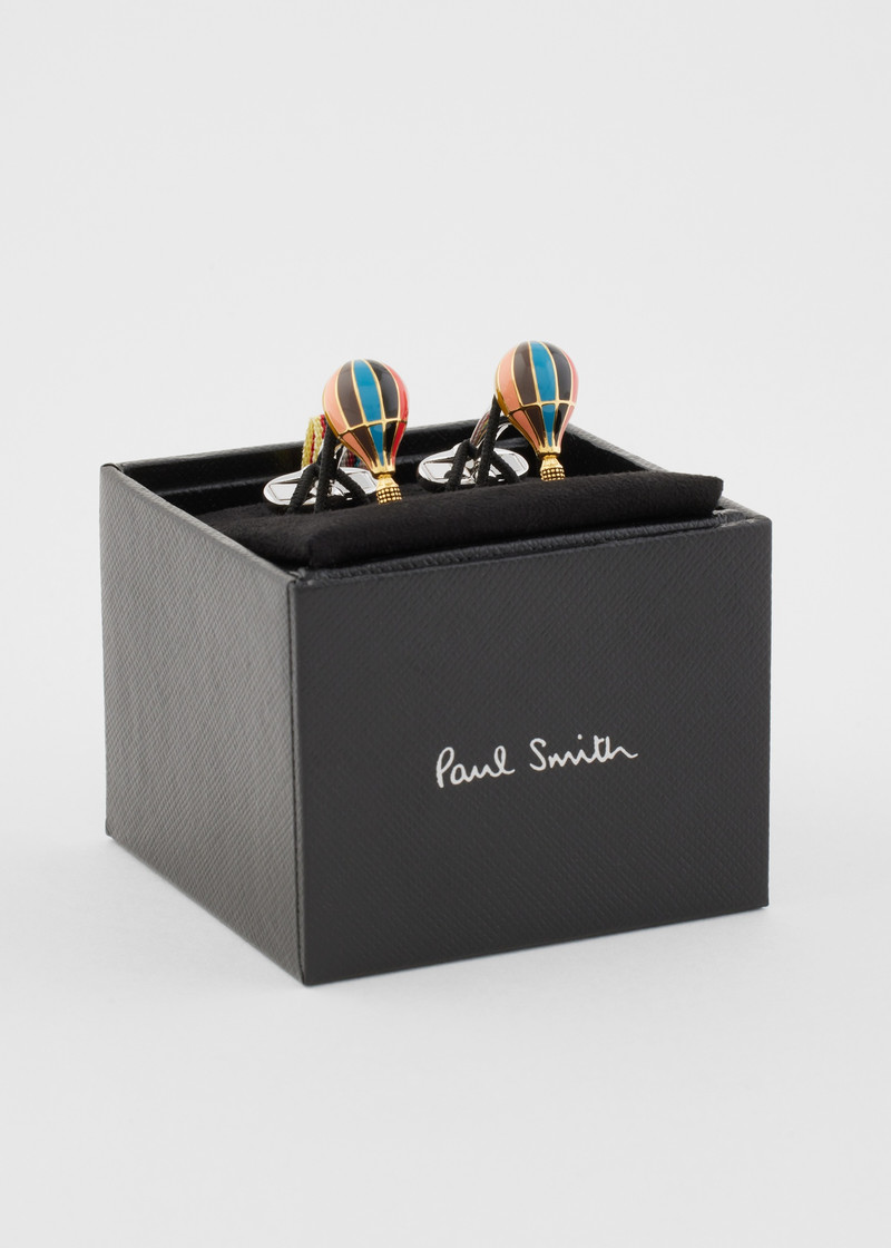 Paul Smith 'Signature Stripe' Hot Air Balloon Cufflinks outlook