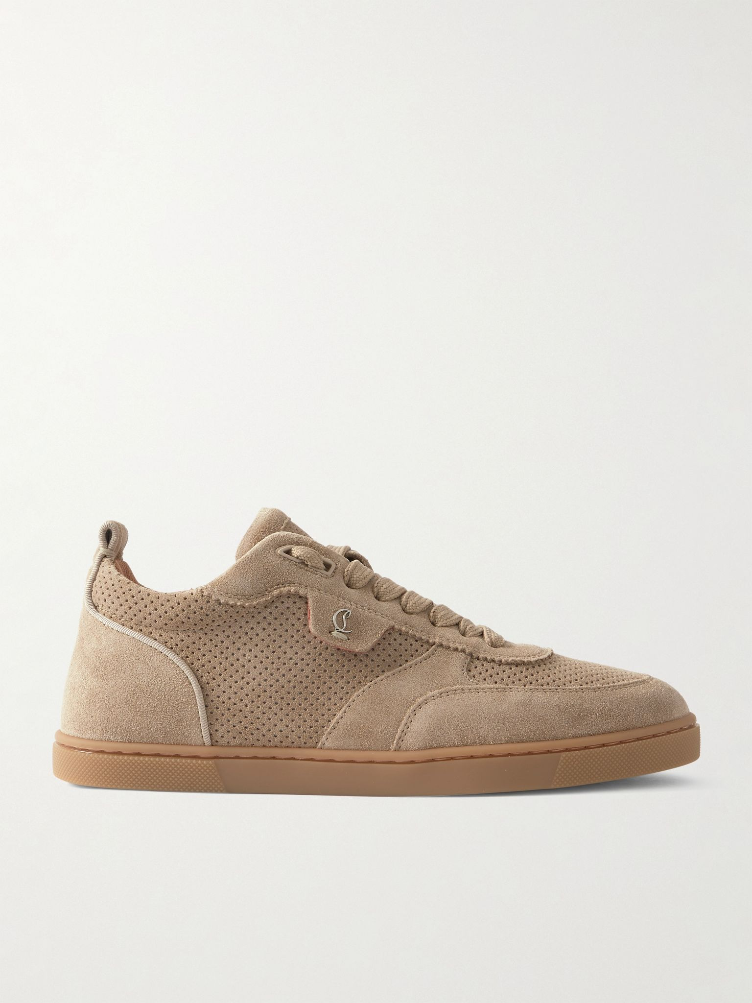 Tutti Rui Donna perforated suede sneakers Taupe - 1